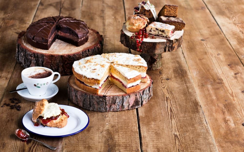A selection of cakes available at The Coffee House